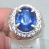 Cincin Batu Permata Blue Kyanite Asli warna biru bagus_3