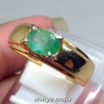 Batu Cincin Permata Natural Emerald Beryl Zamrud asli harga murah untuk cewek wanita_1