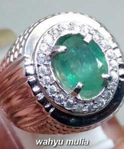Batu Cincin Permata Zamrud Colombia asli emerald beryl_2