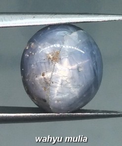 Batu Akik natural Grey Star Sapphire Birma asli cincin harga_5
