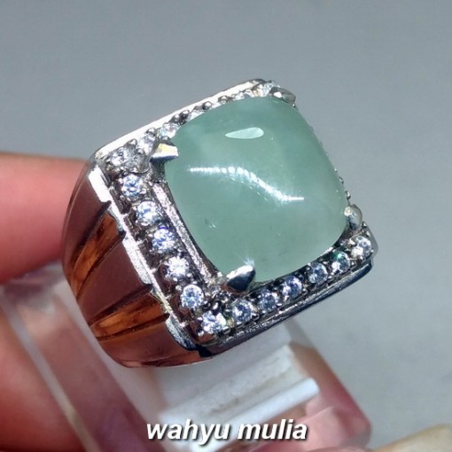 Cincin Batu Giok hijau natural Jadeit Jade Burma grade a b harga murah untuk kesehatan_2