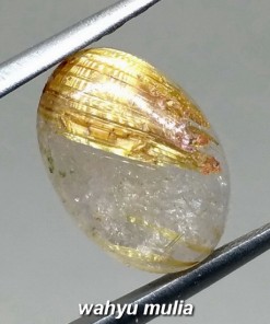 gambar Batu Akik Kecubung Rambut Emas Poni Unik Asli serat ciri kalimantan cendana manfaat ciri jenis harga _2