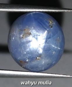 gambar Batu Akik Natural Blue Star Safir Birma abu khasiat ciri harga asal_3