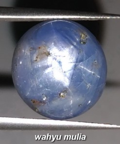 gambar Batu Akik Natural Blue Star Safir Birma abu khasiat ciri harga asal_4