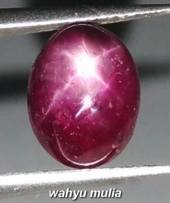gambar Batu Natural Star Ruby Corundum merah putih Asli birma myanmar afrika harga khasiat ciri _2