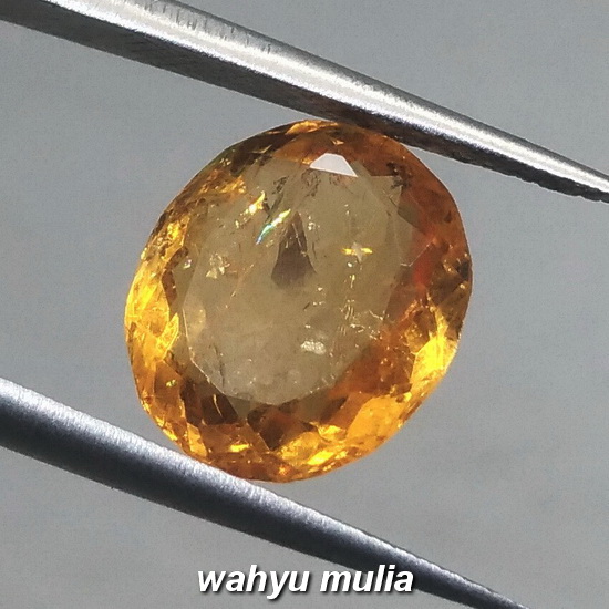  Batu  Permata  natural Golden Citrine Kecubung emas asli 