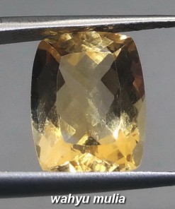 gambar Batu Permata natural Kecubung sitrine quartz kotak asli harga khasiat ciri_1