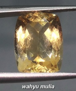 gambar Batu Permata natural Kecubung sitrine quartz kotak asli harga khasiat ciri_5