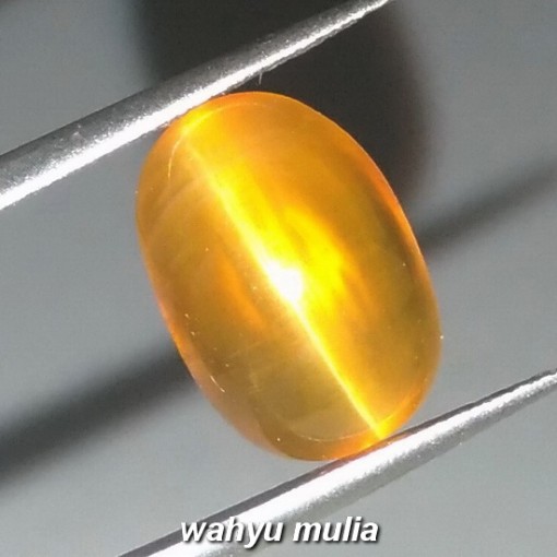 gambar Batu Permata opal Cat Eye honey Madu asli natural harga khasiat_2
