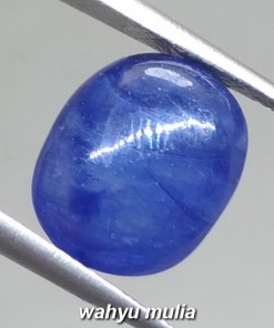 foto Batu Akik royal Blue Safir Biru Tua afrika Asli harga khasiat cincin permata natural ceylon_1