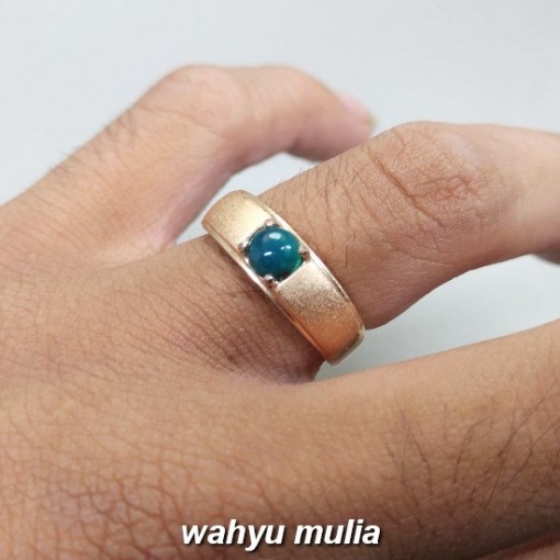 foto Batu Cincin Bacan Mini Asli ring cewek doko gulao hijau kristal kecil harga khasiat ciri_4