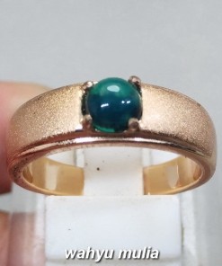 foto Batu Cincin Bacan Mini Asli ring cewek doko gulao hijau kristal kecil harga khasiat ciri_5