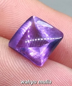 foto Batu Permata Amethyst Quartz kecubung ungu kotak Asli kalimantan brazil bungur tanjung bintang aslihan harga khasiat cincin ciri memo_1