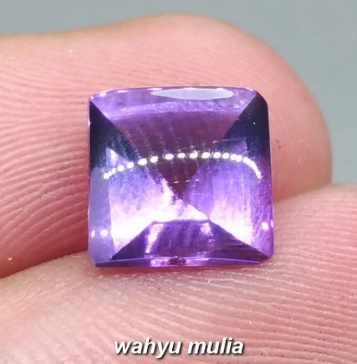 foto Batu Permata Amethyst Quartz kecubung ungu kotak Asli kalimantan brazil bungur tanjung bintang aslihan harga khasiat cincin ciri memo_4