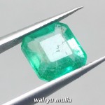 foto Batu Permata Emerald Zamrud Colombia Kotak HQ Asli ciri harga khasiat memo sertifikat ring perak_1