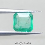 foto Batu Permata Emerald Zamrud Colombia Kotak HQ Asli ciri harga khasiat memo sertifikat ring perak_2