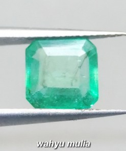 foto Batu Permata Emerald Zamrud Colombia Kotak HQ Asli ciri harga khasiat memo sertifikat ring perak_4