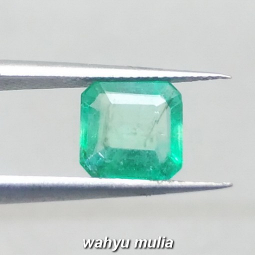 foto Batu Permata Emerald Zamrud Colombia Kotak HQ Asli ciri harga khasiat memo sertifikat ring perak_6