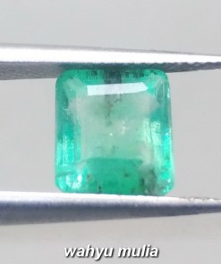 foto Batu Permata Jamrud Kolombia Kotak Emerald Beryl HQ harga khasiat ciri memo sertifikat besar_4