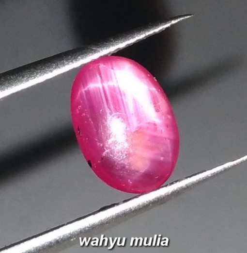 foto Batu Permata Ruby Star Asli merah delima afrika birma patkwa ciri khasiat memo harga_2