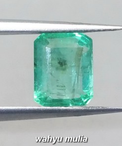 gambar cincin Batu Emerald Beryl Zamrud Colombia Kotak HQ Asli ciri khasiat harga rusia _2