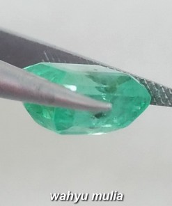 gambar cincin Batu Emerald Beryl Zamrud Colombia Kotak HQ Asli ciri khasiat harga rusia _5