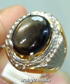 foto jual Cincin Batu Akik Bangsing Black Sapphire Kresnadana Asli natural afrika thailand kalimantan golden bersertifikat kegunaan asal ciri harga_1