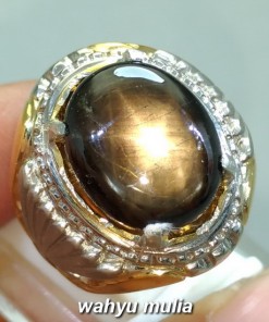 foto jual Cincin Batu Akik Bangsing Black Sapphire Kresnadana Asli natural afrika thailand kalimantan golden bersertifikat kegunaan asal ciri harga_2