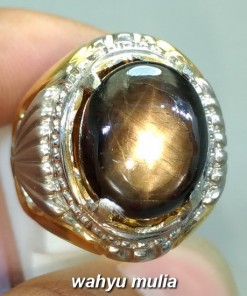 foto jual Cincin Batu Akik Bangsing Black Sapphire Kresnadana Asli natural afrika thailand kalimantan golden bersertifikat kegunaan asal ciri harga_5
