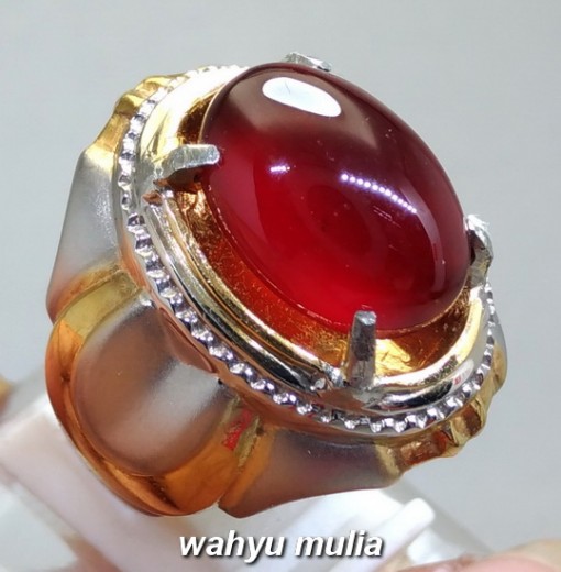 gambar jual Batu Cincin Merah Garnet Srilangka Besar Asli natural bersertifikat ciri harga khasiat ungu ceylon afrika star 4_2