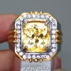 gambar jual Batu Cincin Permata Yellow Citrine Yakut Asli natural golden emas kalimantan khasiat harga ciri liontin_5