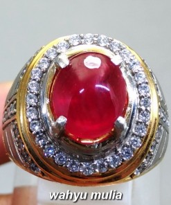jual gambar Batu Cincin Merah Delima Ruby Corudum Asli afrika mozambik birma natural ciri harga khasiat bagus mustika asal_5