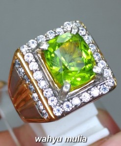 jual gambar Batu Cincin Hijau Peridot Green Asli srilangka ceylon bagus bersertifikat harga jenis khasiat natural_2