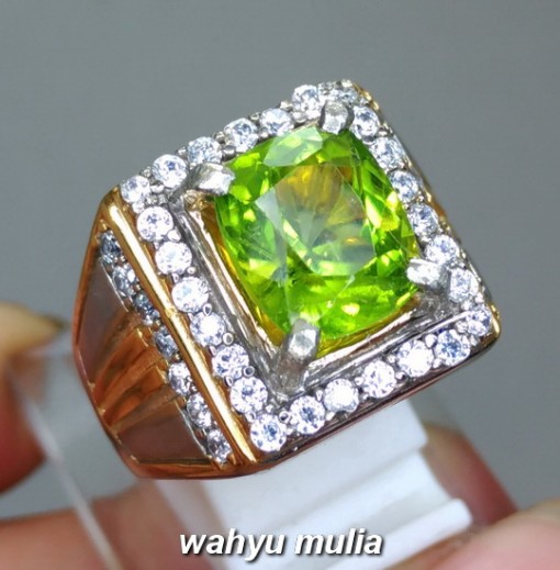 jual gambar Batu Cincin Hijau Peridot Green Asli srilangka ceylon bagus bersertifikat harga jenis khasiat natural_2