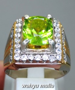 jual gambar Batu Cincin Hijau Peridot Green Asli srilangka ceylon bagus bersertifikat harga jenis khasiat natural_3
