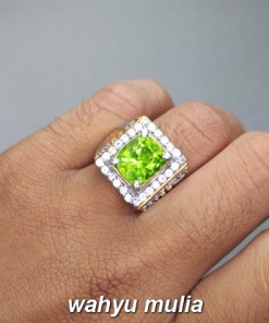 jual gambar Batu Cincin Hijau Peridot Green Asli srilangka ceylon bagus bersertifikat harga jenis khasiat natural_4