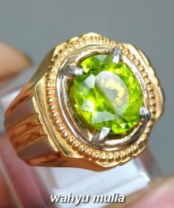 jual gambar cincin batu permata hijau peridot asli srilangka natural bersertifikat ceylon tsavorite ciri khasiat harga bagus_2