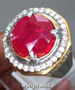 Merah Delima Ruby Corundum Batu Cincin Permata Asli beli jual bersertifikat memo bagus besar merah tua ciri harga jenis kegunaan energi khodam_1