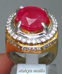 Merah Delima Ruby Corundum Batu Cincin Permata Asli beli jual bersertifikat memo bagus besar merah tua ciri harga jenis kegunaan energi khodam_3