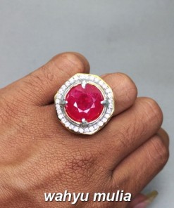 Merah Delima Ruby Corundum Batu Cincin Permata Asli beli jual bersertifikat memo bagus besar merah tua ciri harga jenis kegunaan energi khodam_5