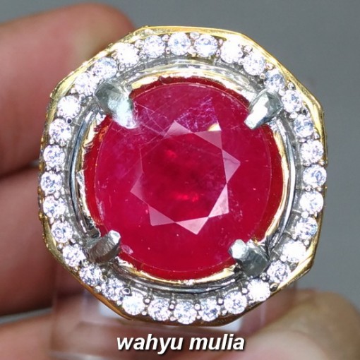 Merah Delima Ruby Corundum Batu Cincin Permata Asli beli jual bersertifikat memo bagus besar merah tua ciri harga jenis kegunaan energi khodam_6