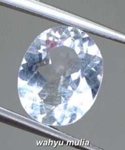 image Batu Akik Natural Topaz Kristal Putih bening Asli ciri harga khasiat brazil bersertifikat memo_3