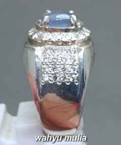 foto Batu Blue Safir Ceylon Srilangka Ster Cincin Permata Asli natural bersertifikat selon royal bagus top harga kegunaan asal membedakan king biru tua muda afrika_3