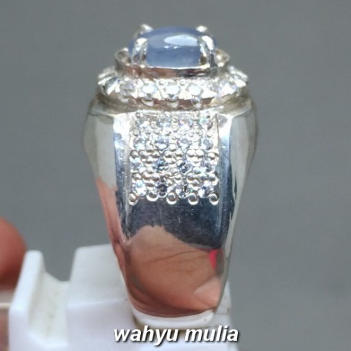 foto Batu Blue Safir Ceylon Srilangka Ster Cincin Permata Asli natural bersertifikat selon royal bagus top harga kegunaan asal membedakan king biru tua muda afrika_3