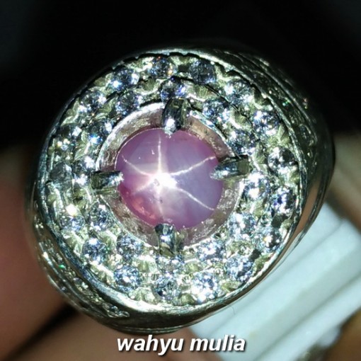 foto jual Batu Cincin Purple Safir Star Ceylon Mata Udang Asli srilangka natural bersertifikat manfaat ciri jenis _1