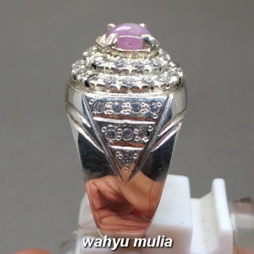 foto jual Batu Cincin Purple Safir Star Ceylon Mata Udang Asli srilangka natural bersertifikat manfaat ciri jenis _3