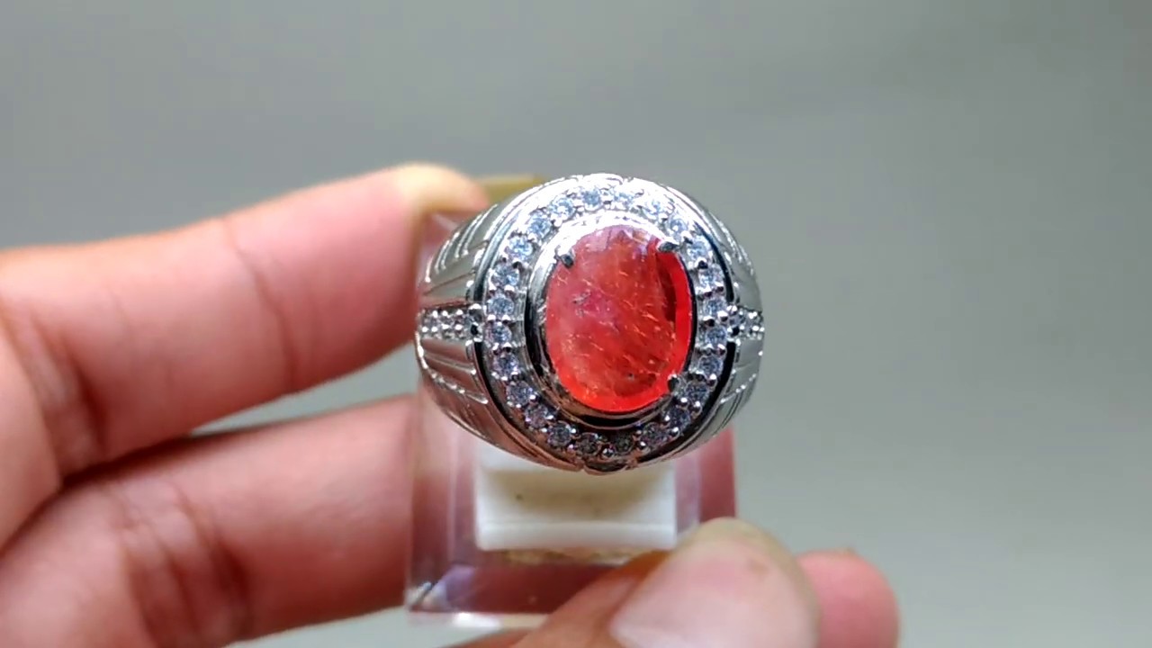 Batu Orange Safir Paparaca songea asli (Kode 1556) - Wahyu Mulia