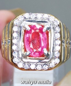 harga jual Batu Cincin Pink Safir Merah Muda asli berkhodam bersertifikat asli ceylon srilangka mozambik khasiat ciri jenis nama_2