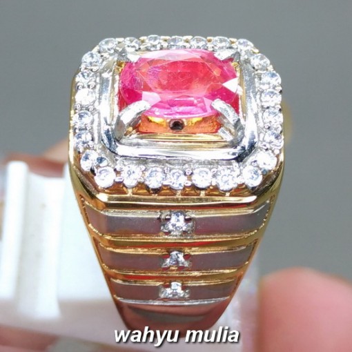 harga jual Batu Cincin Pink Safir Merah Muda asli berkhodam bersertifikat asli ceylon srilangka mozambik khasiat ciri jenis nama_4