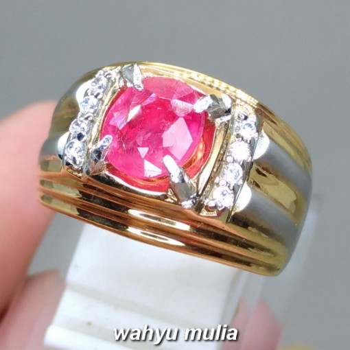khasiat jual Batu Cincin Permata Pink Safir Merah Muda asli natural bersertifikat berkhodam srilangka ceylon birma mozambiq harga jenis cara_1